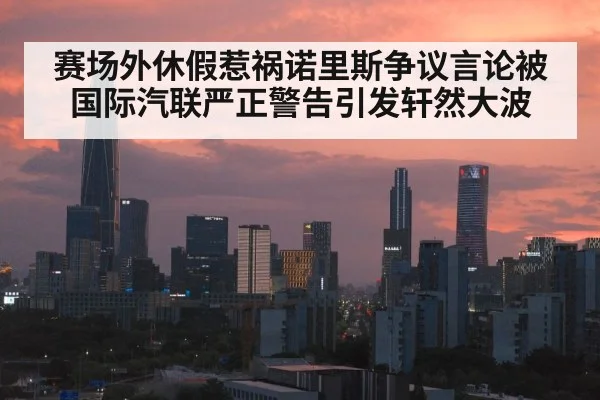 赛场外休假惹祸诺里斯争议言论被国际汽联严正警告引发轩然大波